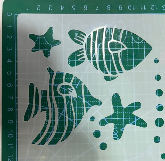 Mini Stencil Fishes
